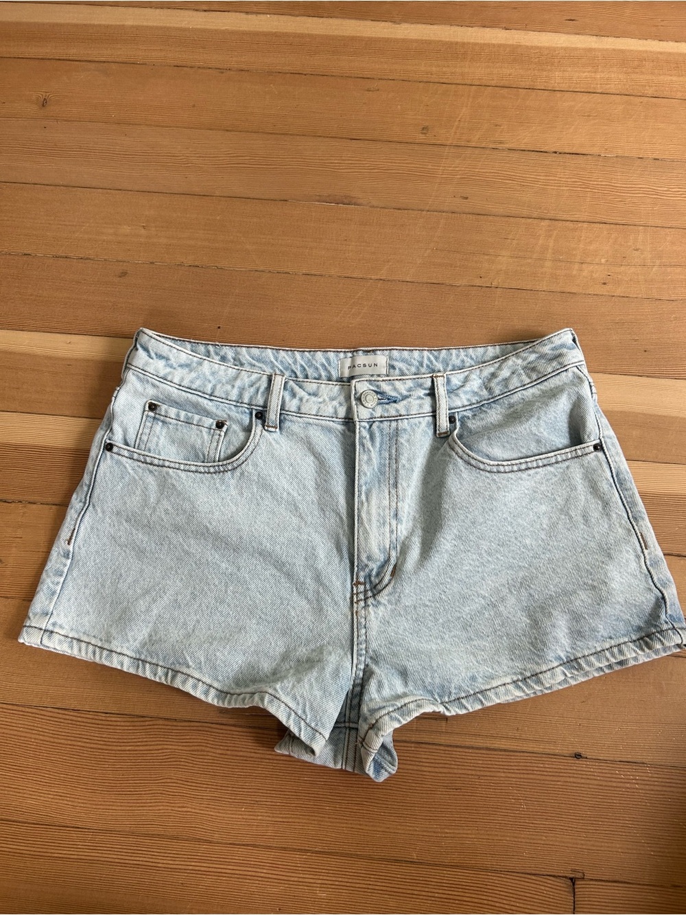 Pacsun Light Blue Denim Shorts | Mom Short
